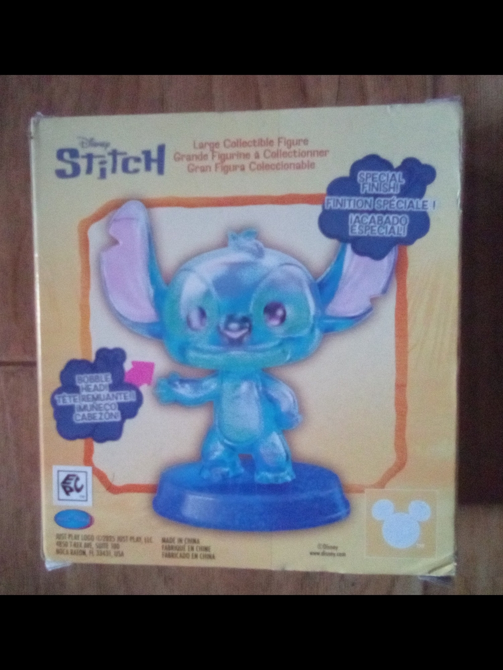 Disney Stitch Bobble Head - Teal with Pink Ears - Picture 3 of 3